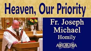 Preparing for a Happy Death with Joseph - Oct 30 - Homily - Fr Joseph M.hmly241030b