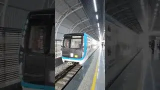 Надземное метро Ташкента, ждем поезд #runa #ташкент