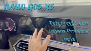 How to Install a Tempered Glass Screen Protector on your G05 BMW X5
