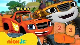 Blaze | ¡90 minutos de conteos, medidas y más con Blaze and the Monster Machines! 🔢 | Nick Jr.