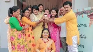 Haldi-Mehndi Ceremony sagar weds gayatri 