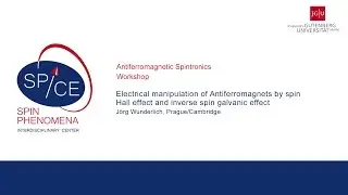 Talks - Antiferromagnetic Spintronics - Jörg Wunderlich - Electrical manipulation of Antiferromagn