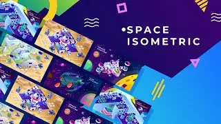 Space Technology Isometric Animation