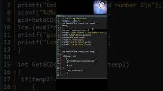 C Programming | GCD Using Recursion | Coding With Sohail 