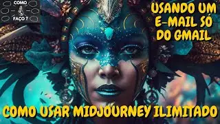 COMO USAR MIDJOURNEY ILIMITADO GRÁTIS | USANDO UM SÓ GMAIL