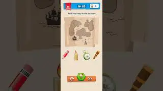 IQ Boost Level 83 Find your way to the treasure