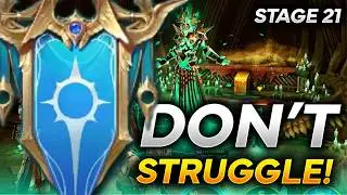 BOSS MELTED! BEST High Elves Strategy For Faction Wars Hard STAGE 21 | Raid Shadow Legends