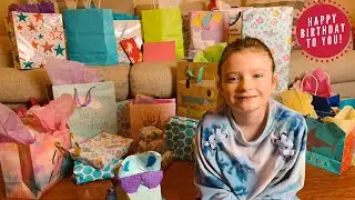 OPENING BIRTHDAY PRESENTS!! Jaycee's 8th Birthday.