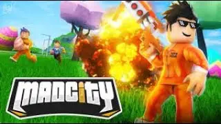 New Season 6 In Roblox Mad City and attempting to beat the New fixed and working boss fight!!!