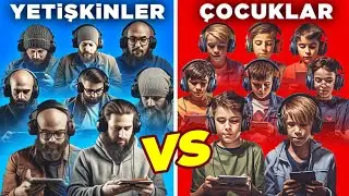 8 YETİŞKİN VS 8 ÇOCUK | PUBG Mobile