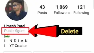 How to Delete Public figure from Instagram Profile