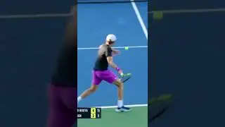 Изящнейший обводящий в исполнении Пабло #теннис #atp250 #карреньобуста