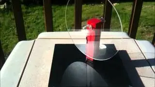 LTD Stirling Engine Running on Sunshine