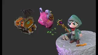 Montaje escena 3d Challenge Zbrush