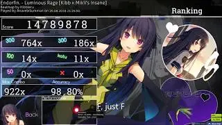Luminous Rage [Insane] | Low combo FC | F, just F