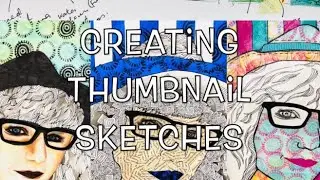 Creating Thumbnail Sketches for Collage Portraits