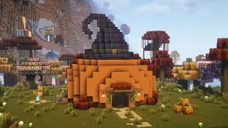 Minecraft: How to Build Pumpkin Witch House | Tutorial
