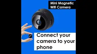 How to use Magnetic mini Wifi camera Spy Wireless HD Security Night 2022