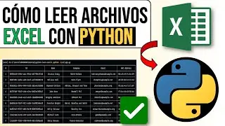 Cómo Leer Archivos Excel con Python | Cargar Datos de Excel (.xlsx) a Python | Paso a Paso ✅