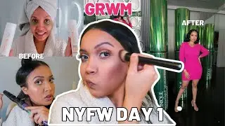 GRWM and come with me to my first influencer party & NYFW 2023
