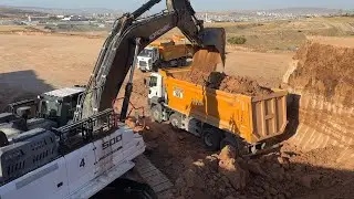 Hidromek Excavator Çift Yönlü Kamyon Yüklüyor