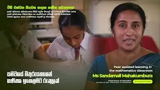 Peer assisted learning in the mathematics classroom I Ms. Sandamali Mahakumbura