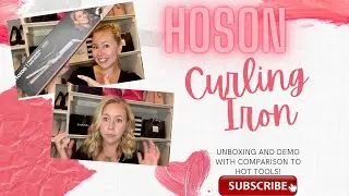 Hoson Long Barrel Curling Iron Demo and Unboxing