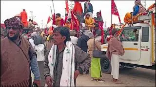 श्रद्धालुओं की भारी भीड़ संतो की शाही सवारी Mahakumbh sangam Prayagraj #mahakumbh #mahakumbh2025