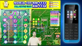 Nokia 105 RM1133 Keypad Ways