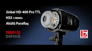 Jinbei HD-400 Pro HSS TTL Dahili Akülü Taşınabilir Paraflaş