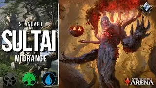 SULTAI MIDRANGE | STANDARD BO1 DECK GUIDE | Innistrad midnight hunt Sultai control Wren | MTG Arena.
