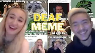 DEAF Bestie Reacts to DEAF Meme?! w/ Jazzy