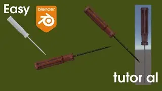🪛 Screwdriver – Exporting & Importing | Game-Ready Mesh Tutorial (Blender 4.4)