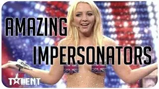 5 hilarious, amazing impersonators from Britain's Got Talent and America's Got Talent #HD