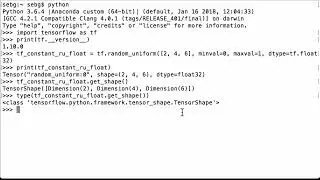 Print TensorFlow Tensor Shape - TensorFlow Tutorial