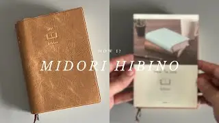 How I'm using the Midori Hibino as my Main/Bujo Lifebook/Planner | boots & berry