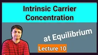 Intrinsic Carrier Concentration at Equilibrium  #gateece