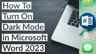 How to turn on Dark Mode in Microsoft Word 2023