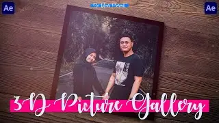 3D Picture Gallery Animation In After Effects | After Effects Tutorial Indonesia