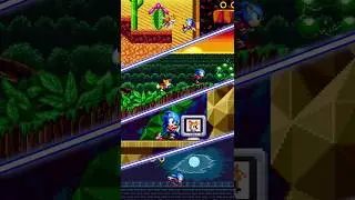 Sonic 2 DELETED LEVELS ARE RECREATED in Sonic Mania Plus! 💫 Sonic Mania Plus mods Shorts