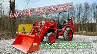 Total Cost Breakdown of my Kubota LX2610
