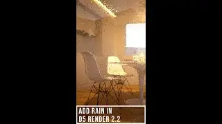 Add Rain in D5 Render 2.2 in 59 Seconds!