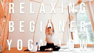 YOGA FOR BEGINNERS - 30 min Full Body, Gentle, Slow, Grounding , Beginner Yoga Stretch Routine