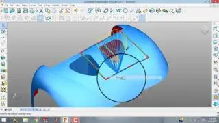 Powershape 2017 Tutorials - Reverse engineering a bonnet