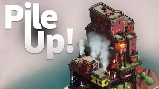 BUILDING A DYSTOPIAN CITY ON TOP OF ITSELF! - PILEUP!