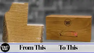 Digital Subscriber Counter in a Wood Block