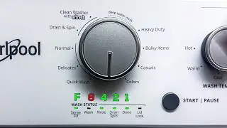 Troubleshooting Error Codes on a Whirlpool Washer Combo