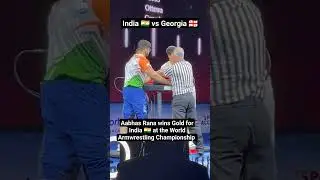 Indian Armwrestler wins Gold at the World Armwrestling Championship in Almaty 