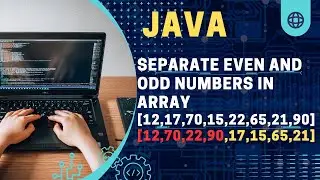 Segregate Odd & Even Numbers in given Array || Lifelong Learning JS || முழுமையான விளக்கம் தமிழில்