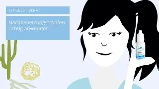 Augentropfen richtig anwenden - Tipps von Lensbest